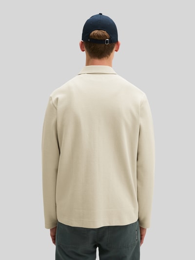 Marc O'Polo Regular Fit Sweatjacke aus reiner Baumwolle mit Zweiwege-Reißverschluss Mittelgrau 5
