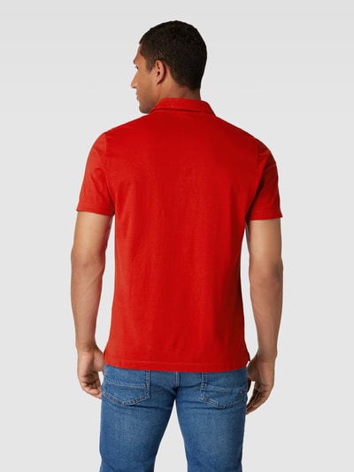 s.Oliver RED LABEL Poloshirt aus Baumwolle mit Label-Detail Rot 5