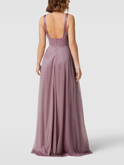 TROYDEN COLLECTION Abendkleid mit Herz-Ausschnitt Mauve 5