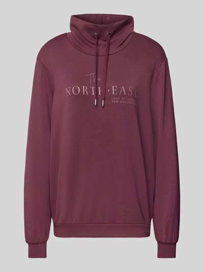 Soyaconcept Sweatshirt mit Stehkragen Modell 'Banu' Bordeaux 2