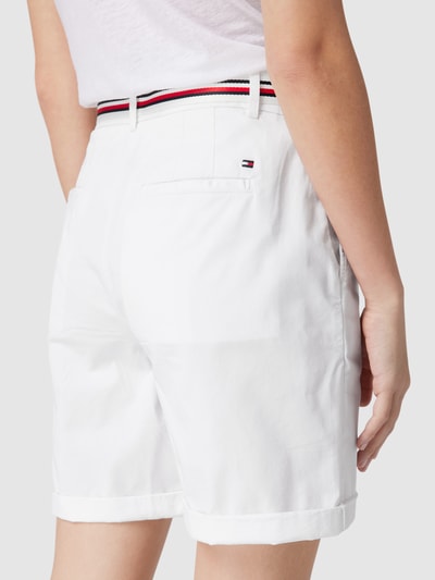 Tommy Hilfiger Bermudashorts mit seitlichen Eingrifftaschen Weiss 3