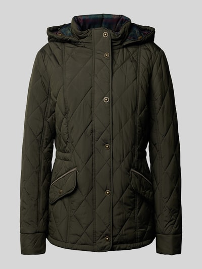 Gil Bret Steppjacke mit Kapuze und Pattentaschen Oliv 2