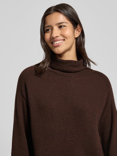 Marc O'Polo Sukienka o lejącym kroju z dzianiny z mieszanki wełny Średniobrązowy 3