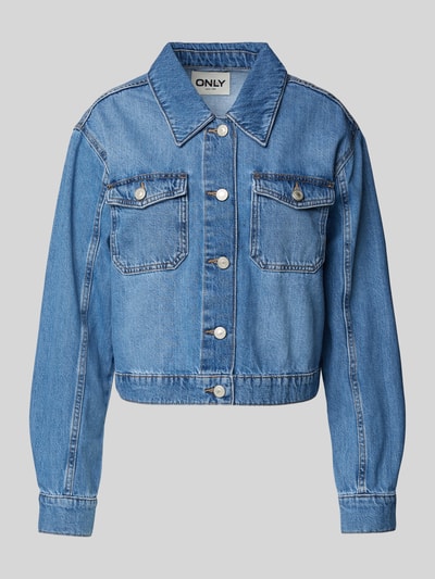 Only Regular Fit Jeansjacke aus reiner Baumwolle Modell 'LUMI' Jeansblau 1