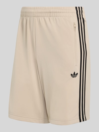 adidas Originals regular fit trainingsshorts met gestikt logo Beige - 2
