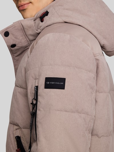 Tom Tailor Steppjacke mit Ärmeltasche Taupe 3