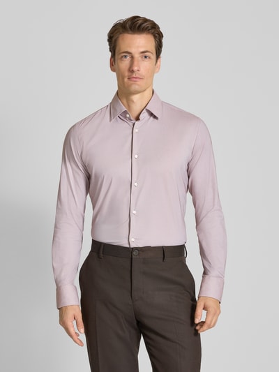 BOSS Slim Fit Hemd mit einreihiger Knopfleiste Modell 'HANK' Sand 4