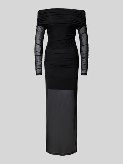 Forever New Abendkleid mit semitransparenten Parteien Black 1