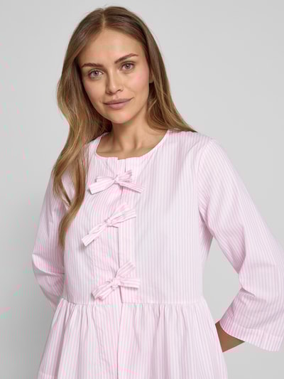 Rich & Royal Bluzka o kroju regular fit z rękawem o dł. 3/4 Różowy 3