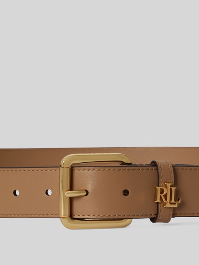 Lauren Ralph Lauren Riem van echt rundleer met logodetail Camel - 2