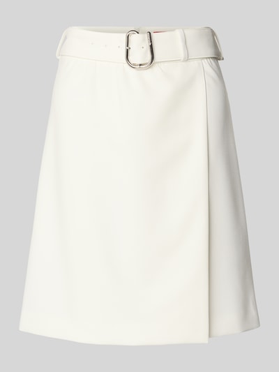 HUGO Spódnica mini w kopertowym stylu model ‘Ronea’ Biały 2