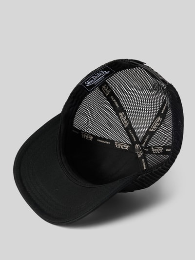 Produktfoto, Trucker Cap mit Label-Stitching von Von Dutch aus mieszanka bawełny, daszek wzmocniony, wyhaftowane logo, regulowana długość