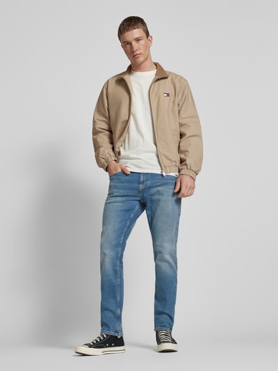 Tommy Jeans Jeansy o kroju slim fit z 5 kieszeniami model ‘AUSTIN’ Ciemnoniebieski 1