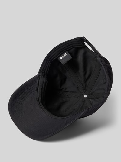 BOSS Basecap mit Logo Detail Modell 'ZED-SEERSUCKER' Black 2