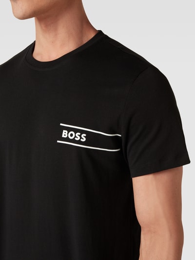 BOSS T-shirt met labeldetail Zwart - 3