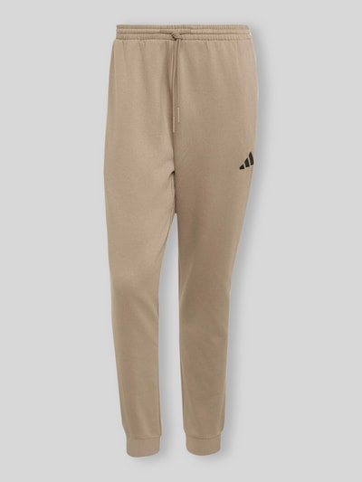 adidas Sportswear Regular Fit Sweathose aus Baumwoll-Mix Khaki 2