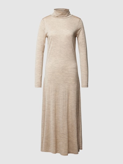 Polo Ralph Lauren Długa sukienka z wywijanym kołnierzem Beżowy 2
