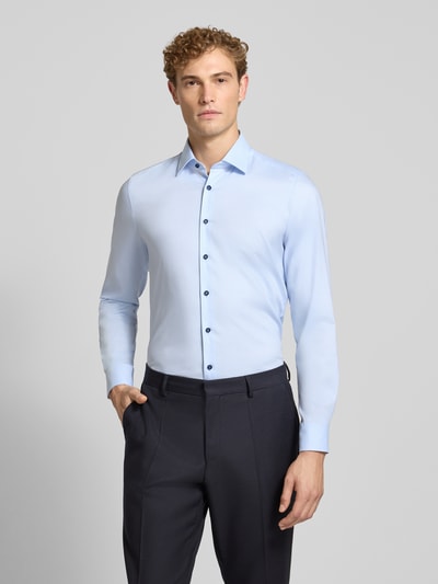OLYMP Level 5 Body Fit Businesshemd aus Baumwoll-Mix Bleu 4