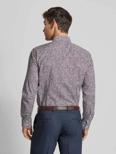 HUGO Slim fit zakelijk overhemd met kentkraag, model 'Kenno' Prune - 5