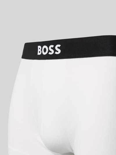 BOSS Regular Fit Trunks aus Baumwoll-Elasthan-Mix im 3er-Pack Beige 2