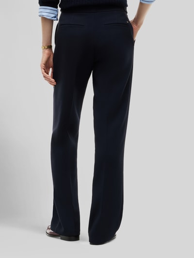 Tommy Hilfiger High Waist Stoffhose mit Goldknöpfen Marine 5