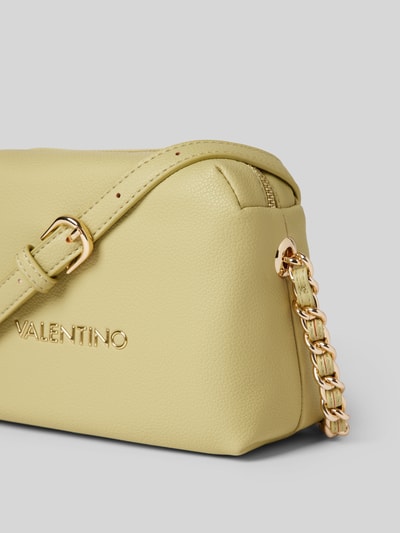 VALENTINO BAGS Torebka z aplikacją z logo model ‘ARCADIA CAMERA BAG’ Jasnozielony 2