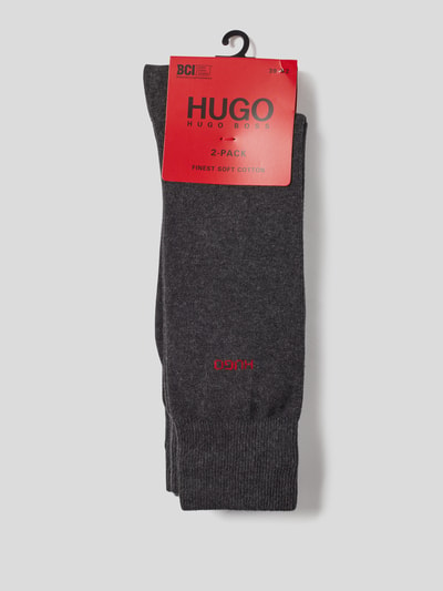 HUGO CLASSIFICATION Socken im 2er-Pack Dunkelgrau Melange 3