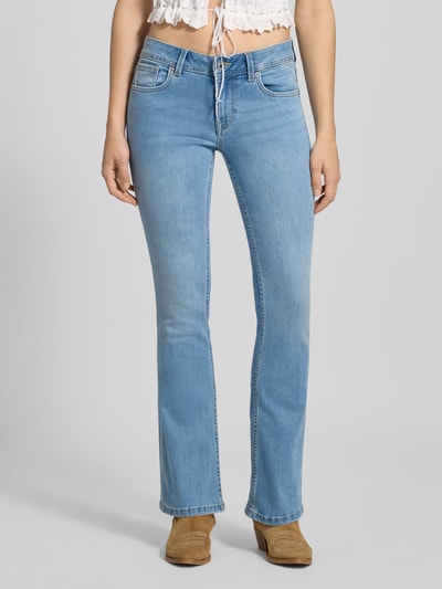 Pepe Jeans Flared Bootcut Jeans aus Baumwoll-Mix Modell 'PIMLICO' Hellblau 4