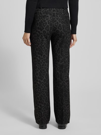 Raphaela By Brax Stoffen broek met achterzakken, model 'Lillyth' Zwart - 5