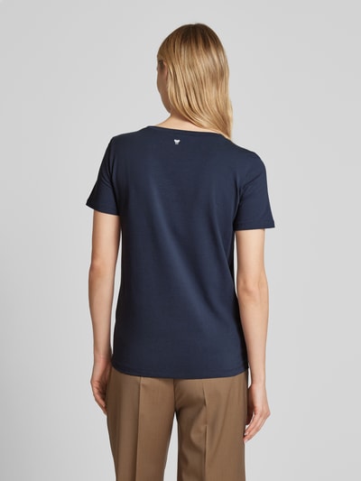 Weekend Max Mara T-Shirt mit Rundhalsausschnitt Modell 'MULTIB' Marine 5