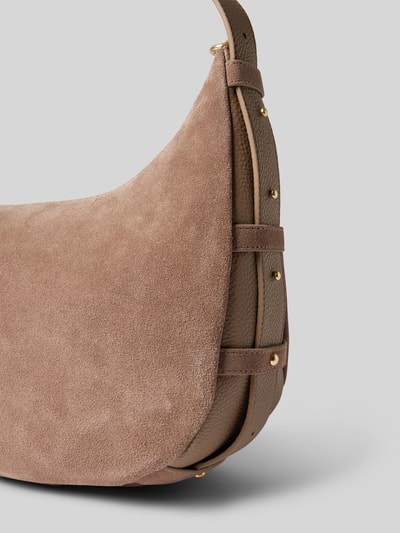 Hey Marly Handtasche mit Label-Detail Modell 'Lifetime Sister' Taupe 3