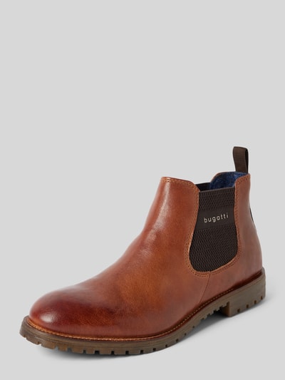 bugatti Ankle Boots aus Leder Modell 'Kosta' Cognac 1