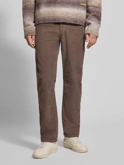 Pepe Jeans Slim Fit Cordhose aus Baumwoll-Mix  Dunkelbraun 4