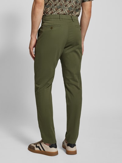 Tommy Hilfiger Regular Fit Chino mit Knopfverschluss Oliv 5