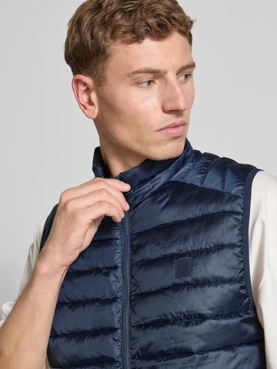 Jack & Jones Gewatteerde bodywarmer met ritszakken Marineblauw - 3