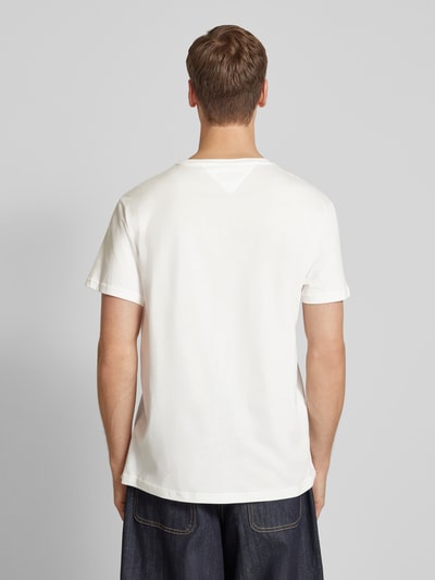 Tommy Jeans Slim fit T-shirt met labelprint in een set van 2 stuks Offwhite - 5