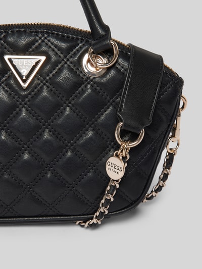 Guess Handtasche mit Steppnähten Modell 'GIULLY' Black 3