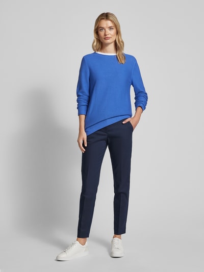 Tom Tailor Gebreide pullover met ronde hals Blauw - 1