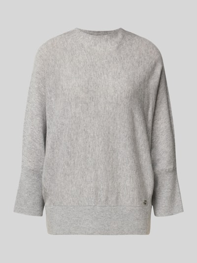 s.Oliver BLACK LABEL Loose Fit Pullover aus Woll-Kaschmir-Mix  Hellgrau 2