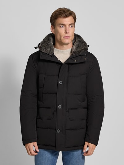 Strellson Regular Fit Steppjacke mit Kapuze Modell 'PIAZZA' Black 4