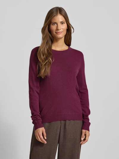 Christian Berg Woman Strickpullover aus reinem Kaschmir Bordeaux 4