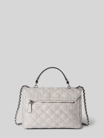 Guess Umhängetasche mit Strukturmuster Modell 'GIULLY' Silber 4