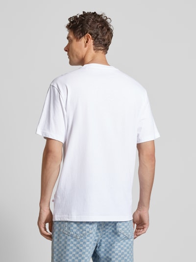 Dickies T-shirt met labelstitching, model 'SUMMERDALE' Wit - 5