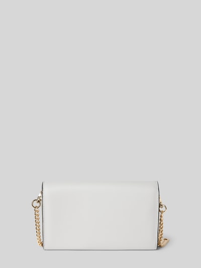 VALENTINO BAGS Clutch mit Label-Applikation Modell 'KALUA' Hellgrau 3