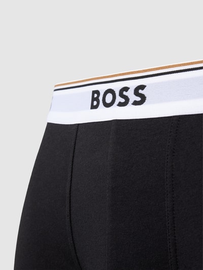 BOSS Trunks mit Logo-Bund im 3er-Pack Black 2