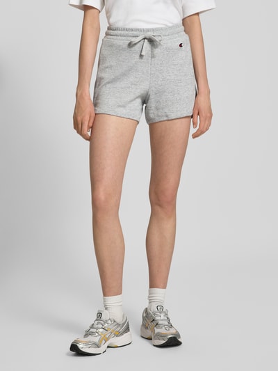 CHAMPION Sweatshorts met labeldetail Lichtgrijs - 4
