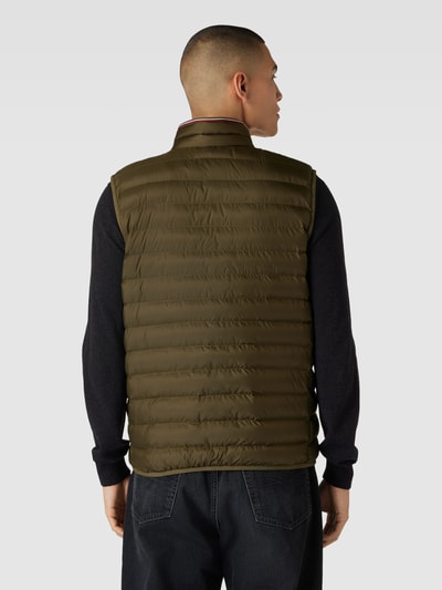 Tommy Hilfiger Bodywarmer met logostitching Olijfgroen - 5