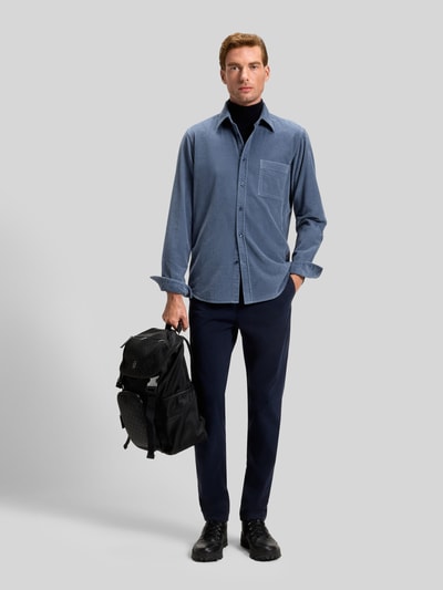 BOSS Orange Regular Fit Freizeithemd aus reiner Baumwolle Modell 'RELEGANT_6_M'
 Rauchblau 1