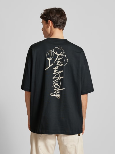 Multiply Apparel Oversized T-Shirt mit Label-Print Black 5