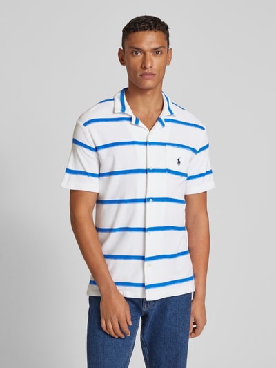 Polo Ralph Lauren Koszulka polo o kroju regular fit ze wzorem w paski Biały 4